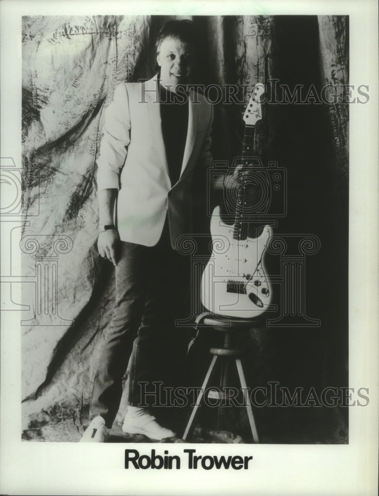 1986 Press Photo Robin Trower, singer &amp; musician - mjp38056 - Historic Images