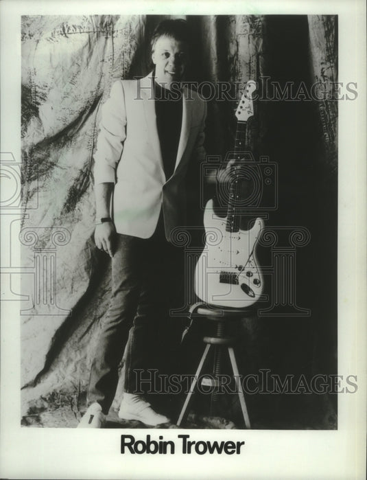 1986 Press Photo Robin Trower, singer & musician - mjp38056 - Historic Images