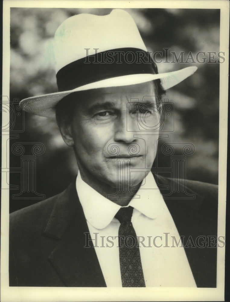 1984 Press Photo Actor Charlton Heston - mjp38098 - Historic Images
