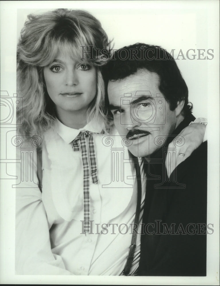 1986, Goldie Hawn & Burt Reynolds star in "Best Friends" on ABC-TV - Historic Images