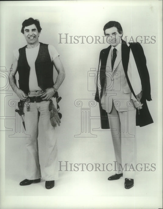1983 Press Photo Pat Harrington Jr., American voice, stage, television actor. - Historic Images