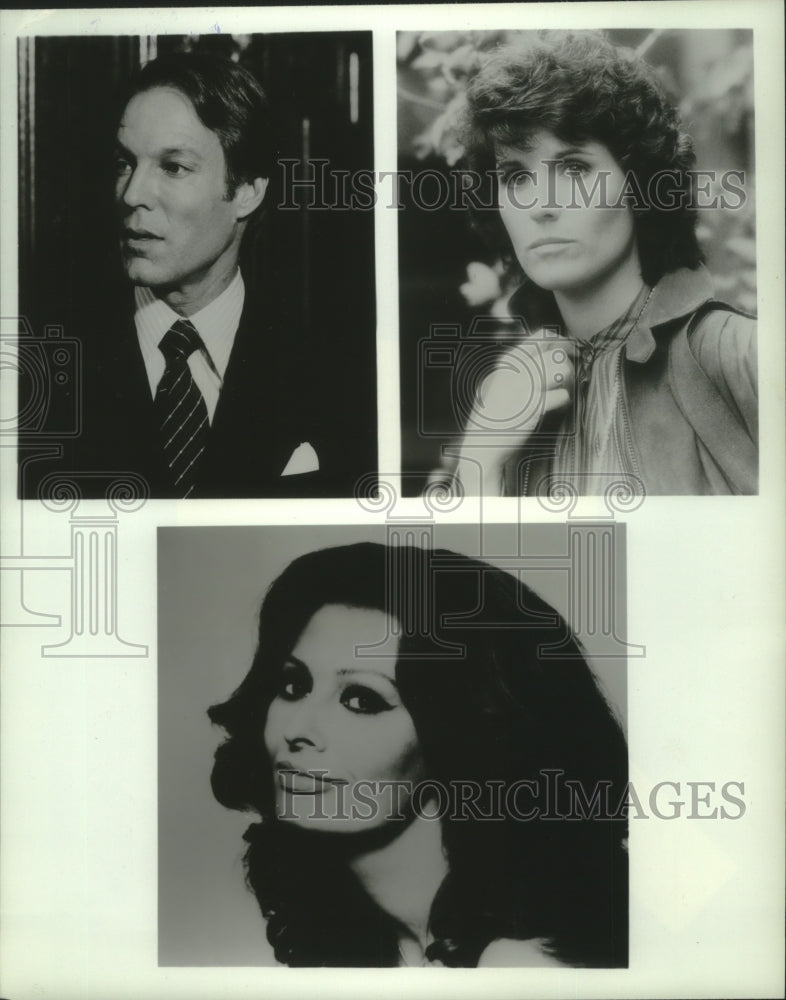 1985, Actress Lucie Arnaz, Sophia Loren & Richard Chamberlain - Historic Images