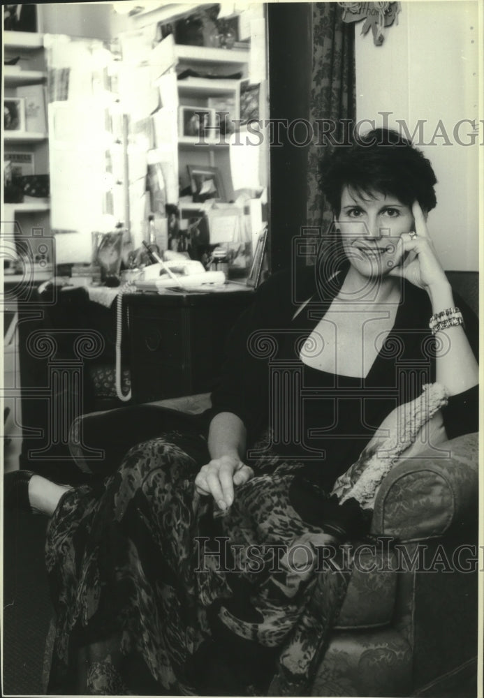 1992 Actress Lucie Arnaz stars in Neil Simon's Lost in Yonkers. - Historic Images