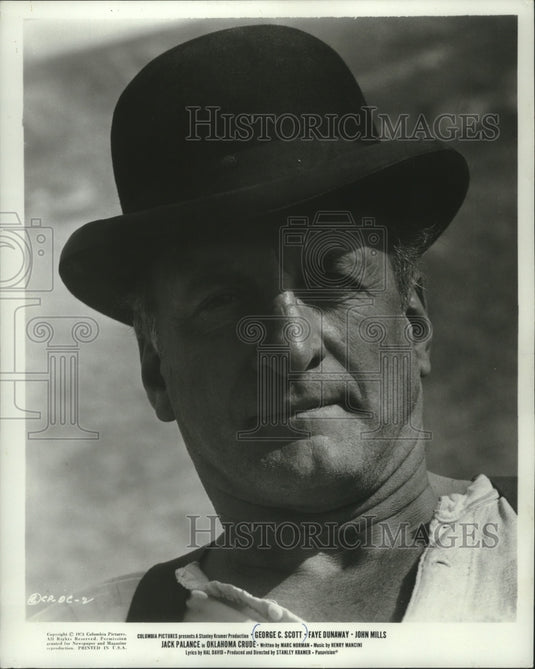 1975 Press Photo "Oklahoma Crude" tar George C. Scott - mjp38267 - Historic Images