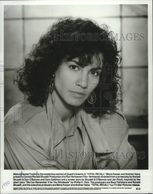1990 Press Photo Rachel Ticotin in "Total Recall" - mjp38290 - Historic Images