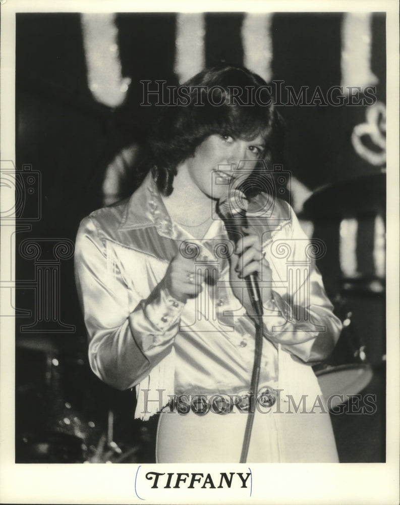 1983 Press Photo Tiffany Taylor, country western singer - mjp38294- Historic Images