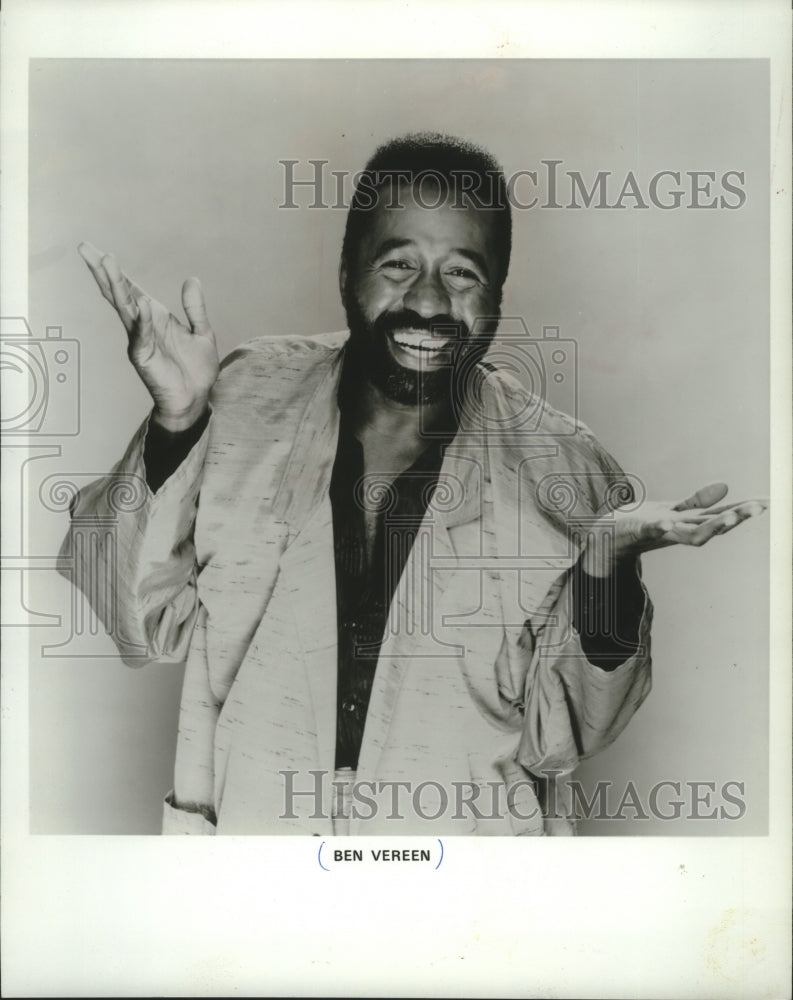 1988 Press Photo Singer-dancer-actor Ben Vereen - mjp38389 - Historic Images