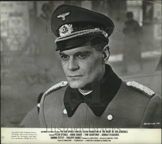 1966 Press Photo Omar Sharif stars in "The Night of the Generals" - mjp38425 - Historic Images