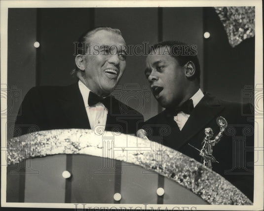 1972 Press Photo Ed Sullivan and Flip Wilson - mjp38475 - Historic Images