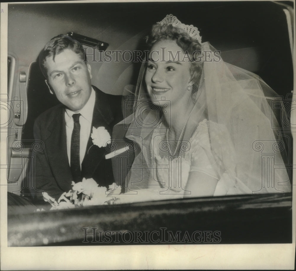 1956, Actress Peggy Ann Garner married Albert Salmi in New York - Historic Images