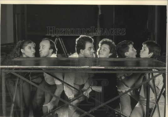 1988 Press Photo The cast of Theater Tesseract's production "Personals" - Historic Images