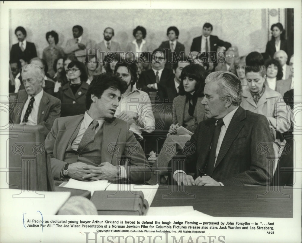 1979, Al Pacino stars in &quot;...And Justice For All&quot; - mjp38588 - Historic Images