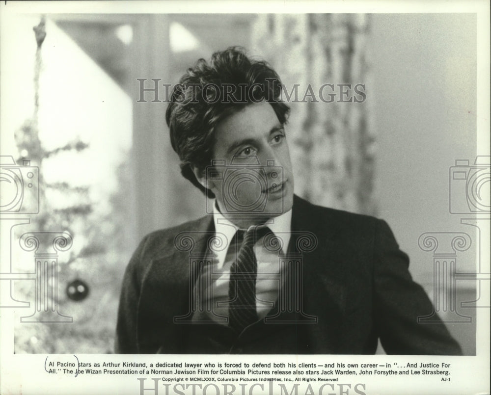 1979, Al Pacino stars in "...And Justice For All" - mjp38589 - Historic Images