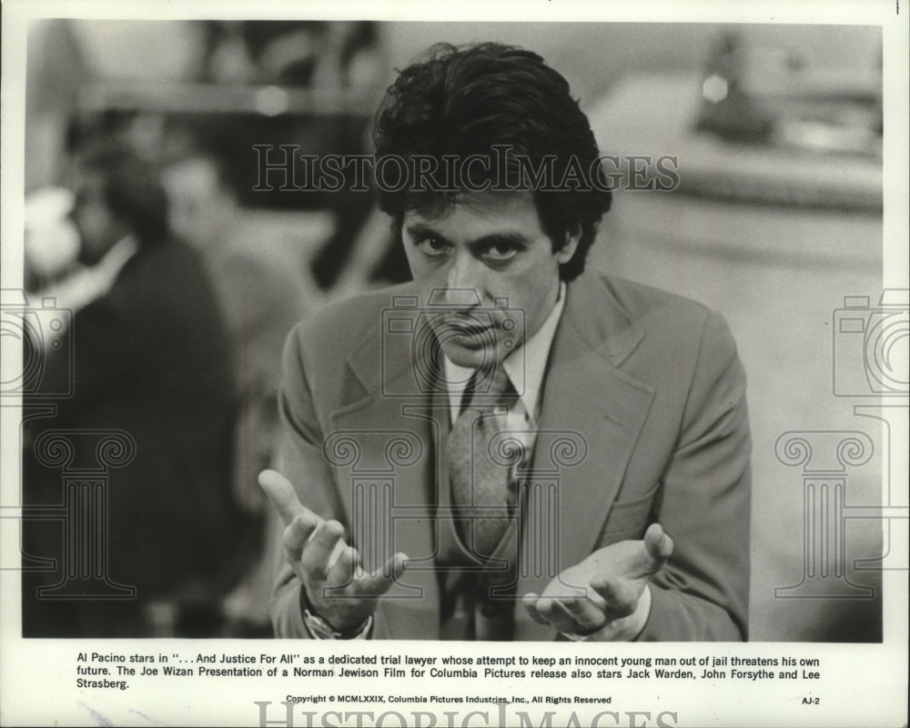 1979, Al Pacino in a scene from And Justice For All. - mjp38604 - Historic Images