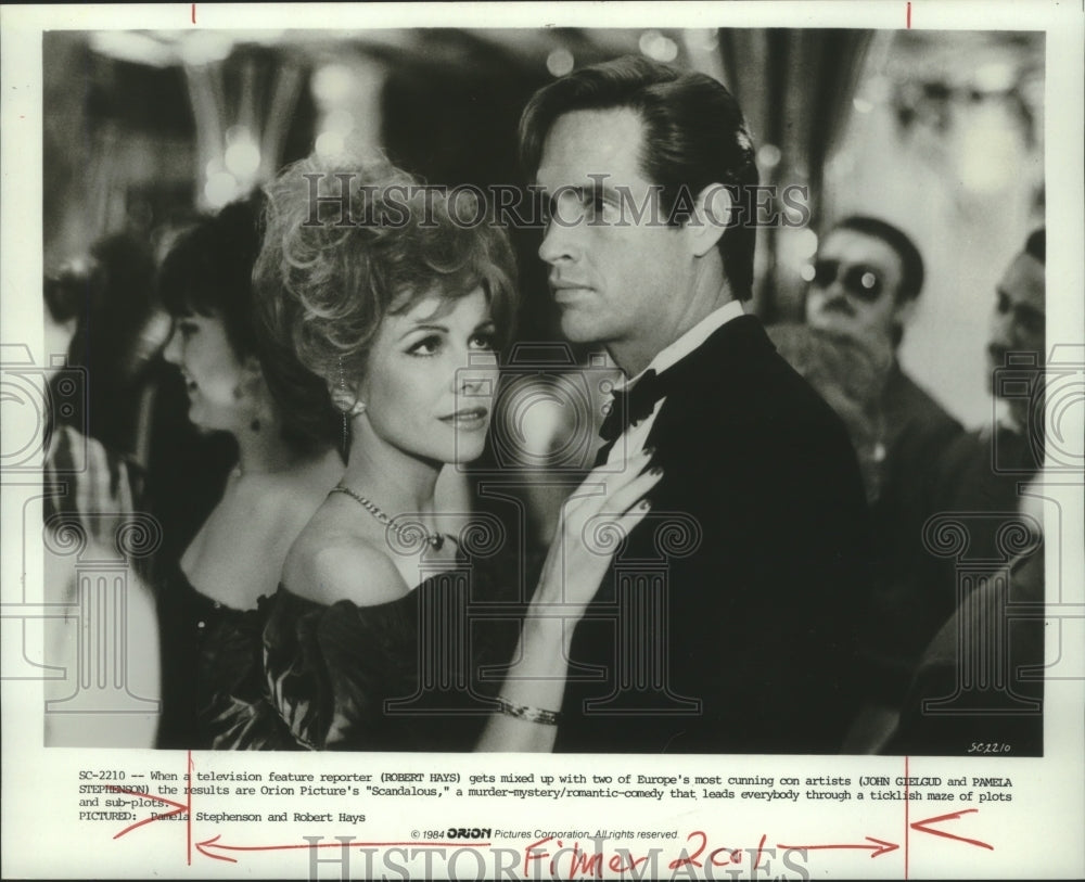 1984, Robert Hays & Pamela Stephenson in "Scandalous" - mjp38673 - Historic Images