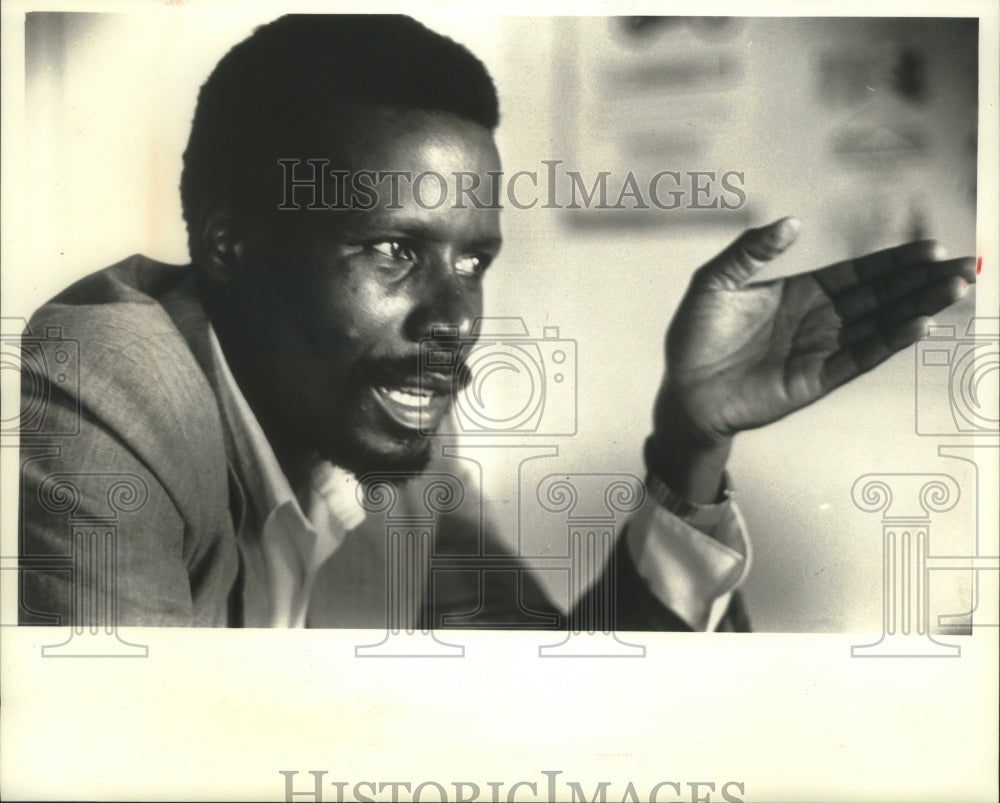 1991 Press Photo Chairman of the Kyotera Town Council Mike Ssenyondo - mjp38707 - Historic Images