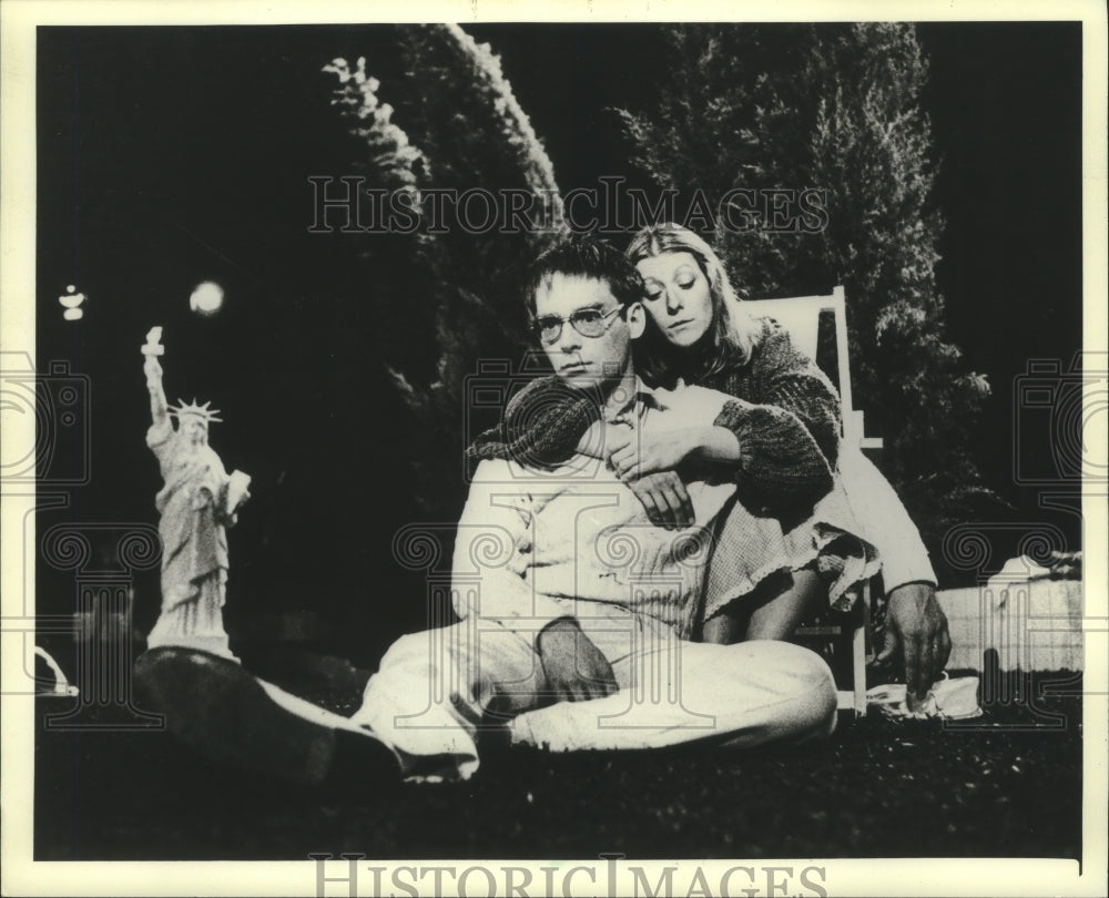1982 Press Photo Theater X&#39;s &quot;Sweet Dreams&quot; with David Rommel, Deborah Clifton - Historic Images