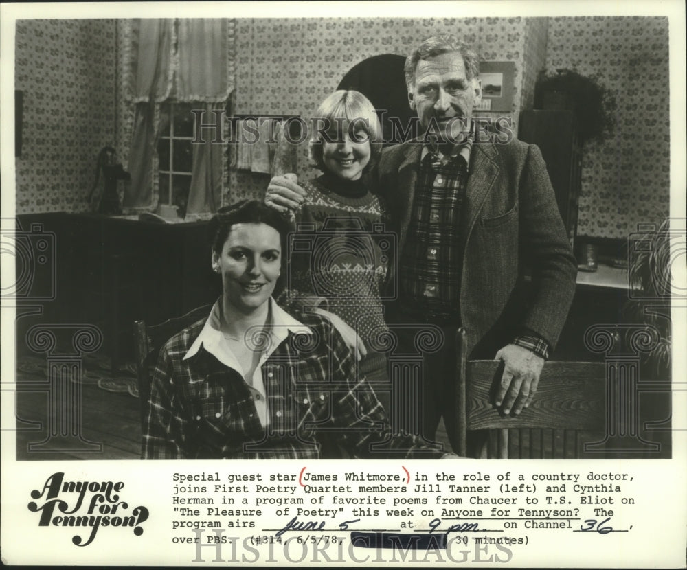 1978, James Whitmore &amp; others in &quot;Anyone for Tennyson?&quot; - mjp38793 - Historic Images