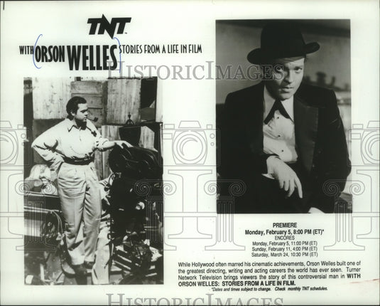 Press Photo Orson Welles In "With Orson Welles: Stories From A Life In Film" - Historic Images