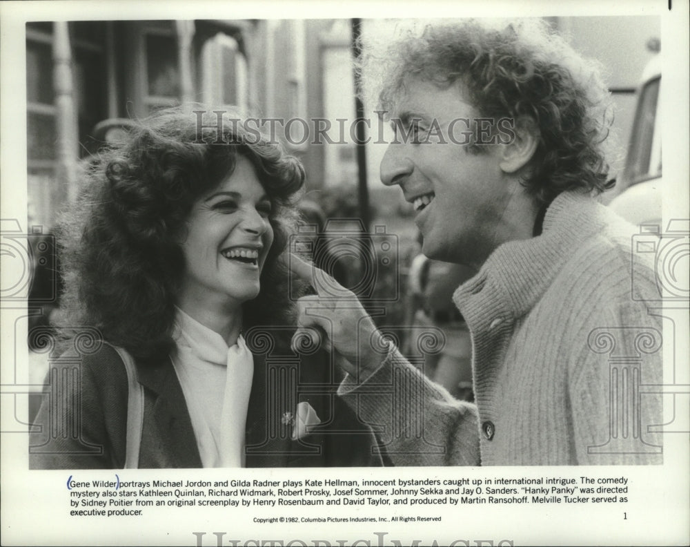 1982, Gene Wilder & Gilda Radner in "Hanky Panky" - mjp38830 - Historic Images