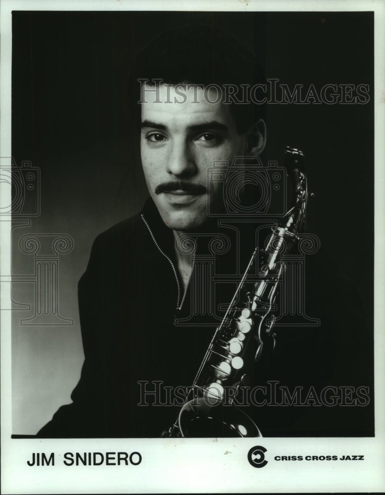 1990, Jim Snider, saxophonist - mjp38885 - Historic Images