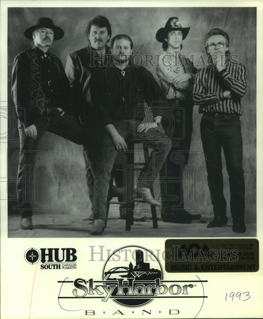 1993 Press Photo Members Of The Sky Harbor Band - mjp38904 - Historic Images