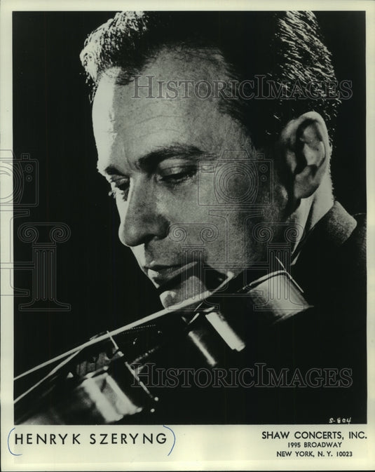 1983 Press Photo Henryk Szeryng, violinist - mjp38920 - Historic Images