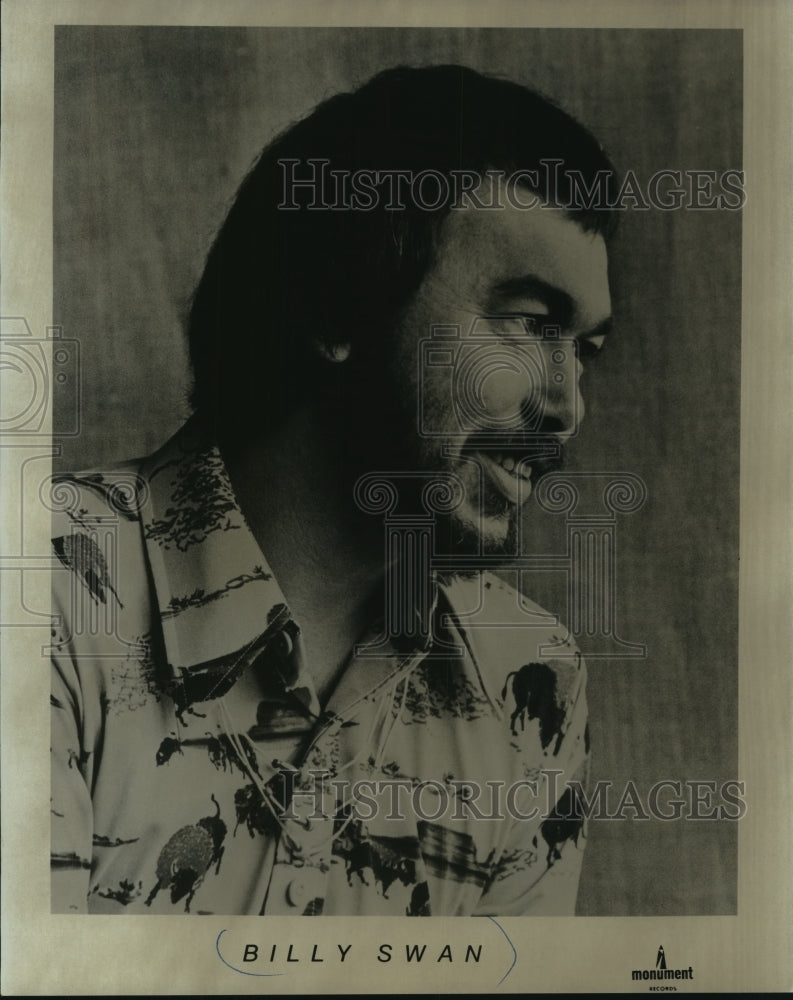 1977 Press Photo Billy Swan - mjp38937 - Historic Images