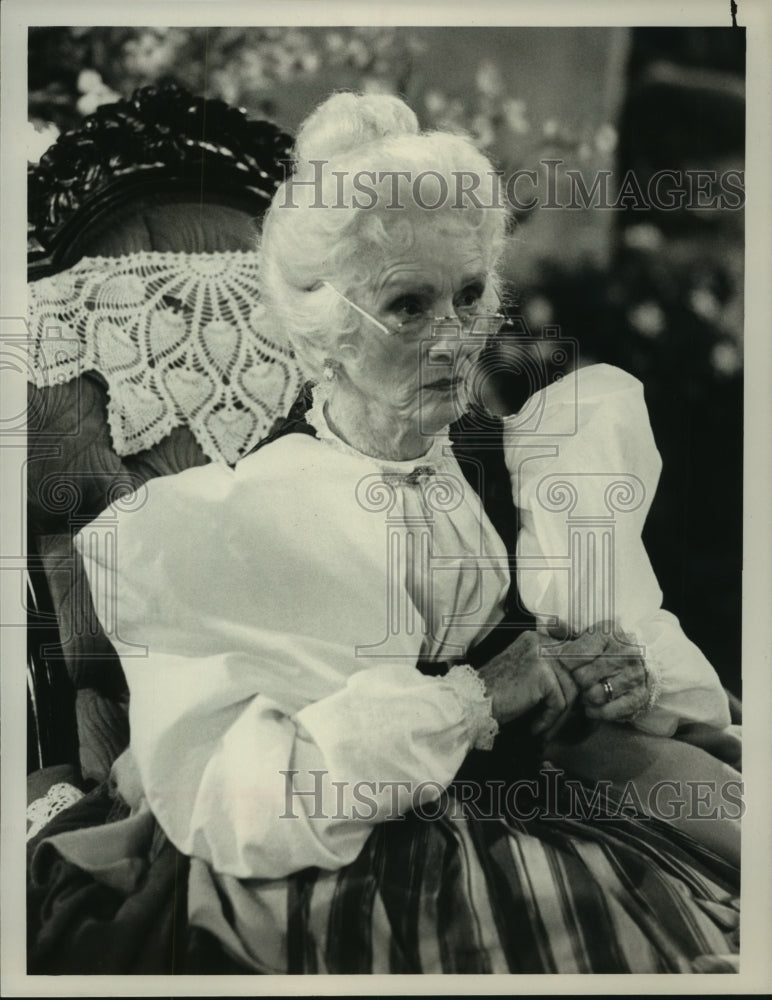 1991 Press Photo Jessica Tandy stars in &quot;The Story Lady&quot; on NBC - mjp38977 - Historic Images