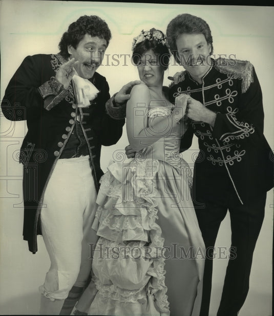 1983, Skylight Theater production of "HMS Pinafore" cast members - Historic Images