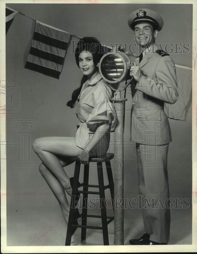 1969, Actor Dean Jones with Anne Pearson, O&#39;Toole girl. - mjp39061 - Historic Images