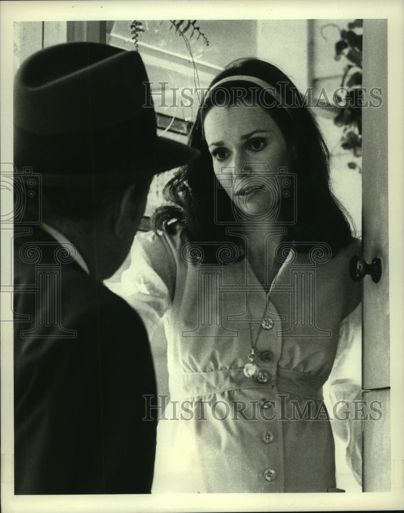 1974 Press Photo Susan Strasberg guests on &quot;The Streets of San Francisco&quot; on ABC - Historic Images