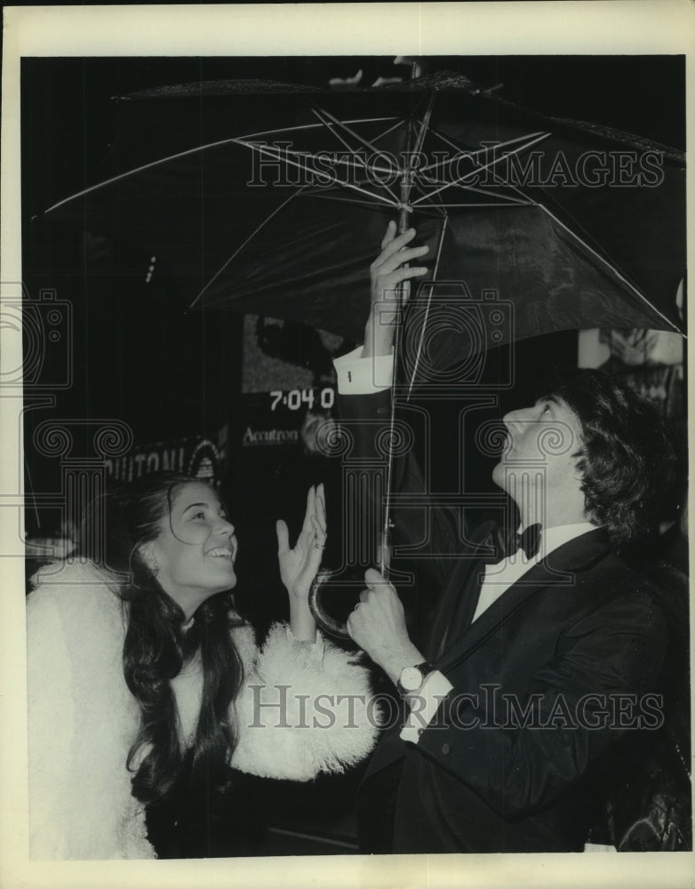 1969, Actor Dustin Hoffman with Wife at &quot;John and Mary&quot; Premiere - Historic Images