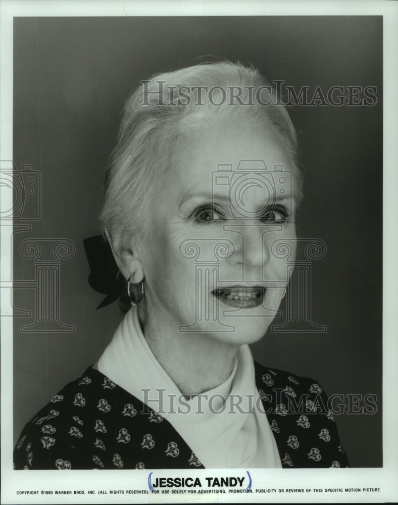1990, United States actress Jessica Tandy - mjp39493 - Historic Images
