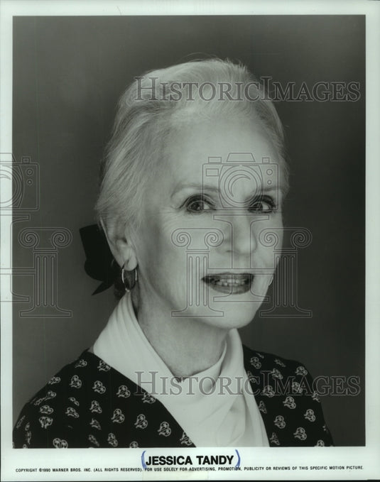 1990, United States actress Jessica Tandy - mjp39493 - Historic Images