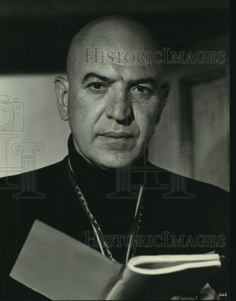 1978 Press Photo Actor Telly Savalas - mjp39562- Historic Images