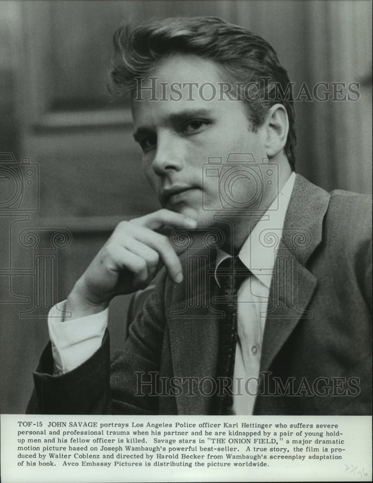 1979, John Savage As Officer Karl Hettinger In "The Onion Field" - Historic Images
