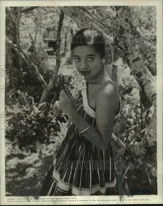 1957, Ngamta Suphaphongs in "The Bridge on the River Kwai" - Historic Images
