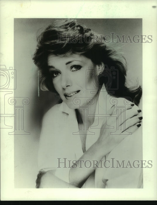 1984 Press Photo Actress Susan Sullivan stars on "Falcon Crest" - mjp39785 - Historic Images