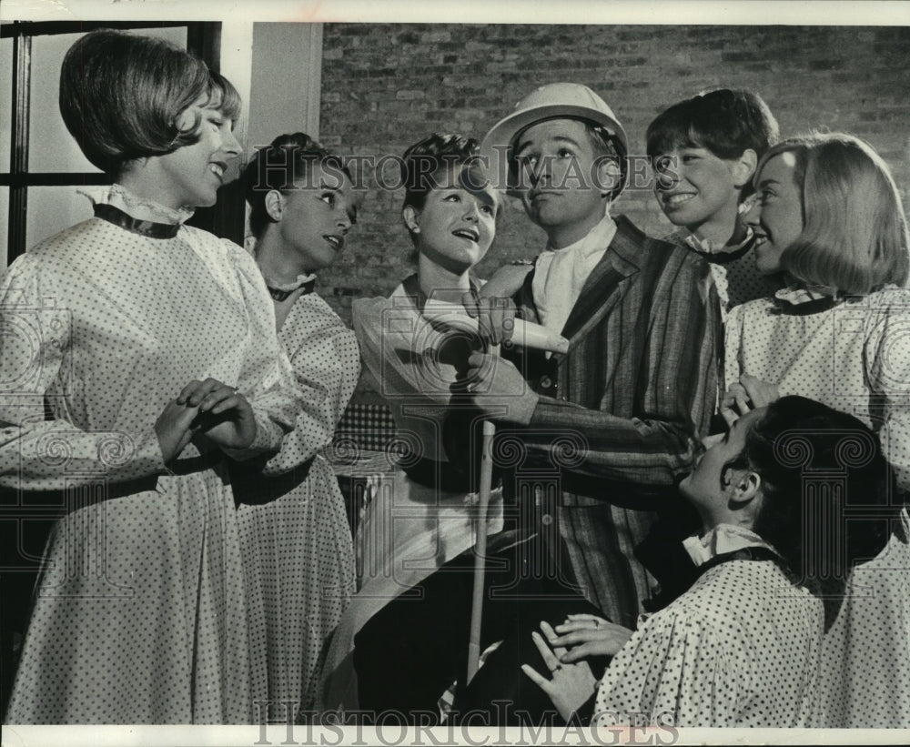 1965, Jim Anton &amp; others in Skylight production of &quot;Oh, Boy!&quot; - Historic Images