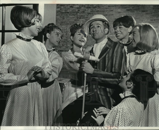 1965, Jim Anton & others in Skylight production of "Oh, Boy!" - Historic Images