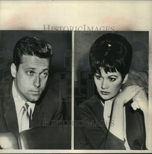 1965 Press Photo Singer Jack Jones and his wife Lee Jones - mjp40010-Historic Images