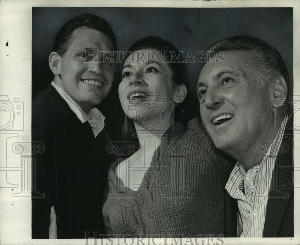 1966, U.S. Actor Allan Jones & co-stars of "The Student Prince" - Historic Images