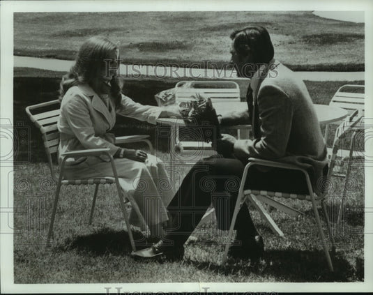 1972, Sally Struthers & Dennis Weaver in "Intimate Stangers" - Historic Images