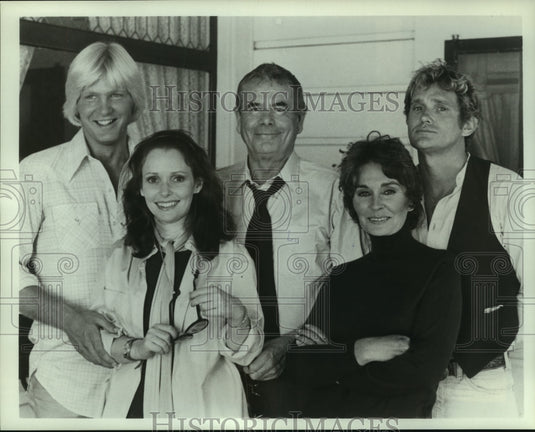 1979, The cast of "Beggarman, Thief," sequel of Rich Man, Poor Man - Historic Images