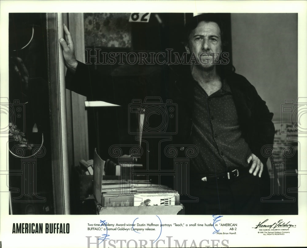 1996, Dustin Hoffman in "American Buffalo" from Samuel Goldwyn Co. - Historic Images