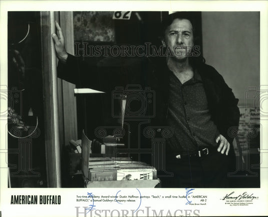 1996, Dustin Hoffman in "American Buffalo" from Samuel Goldwyn Co. - Historic Images