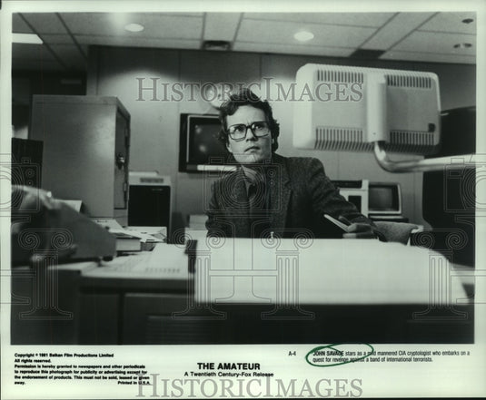 1981, John Savage plays a CIA cryptologist in "The Amateur" - Historic Images