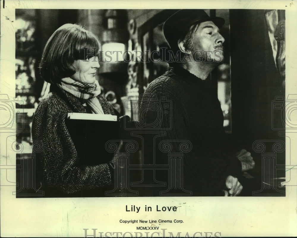 1985, Maggie Smith And Christopher Plummer in &#39;Lily in Love&#39; - Historic Images