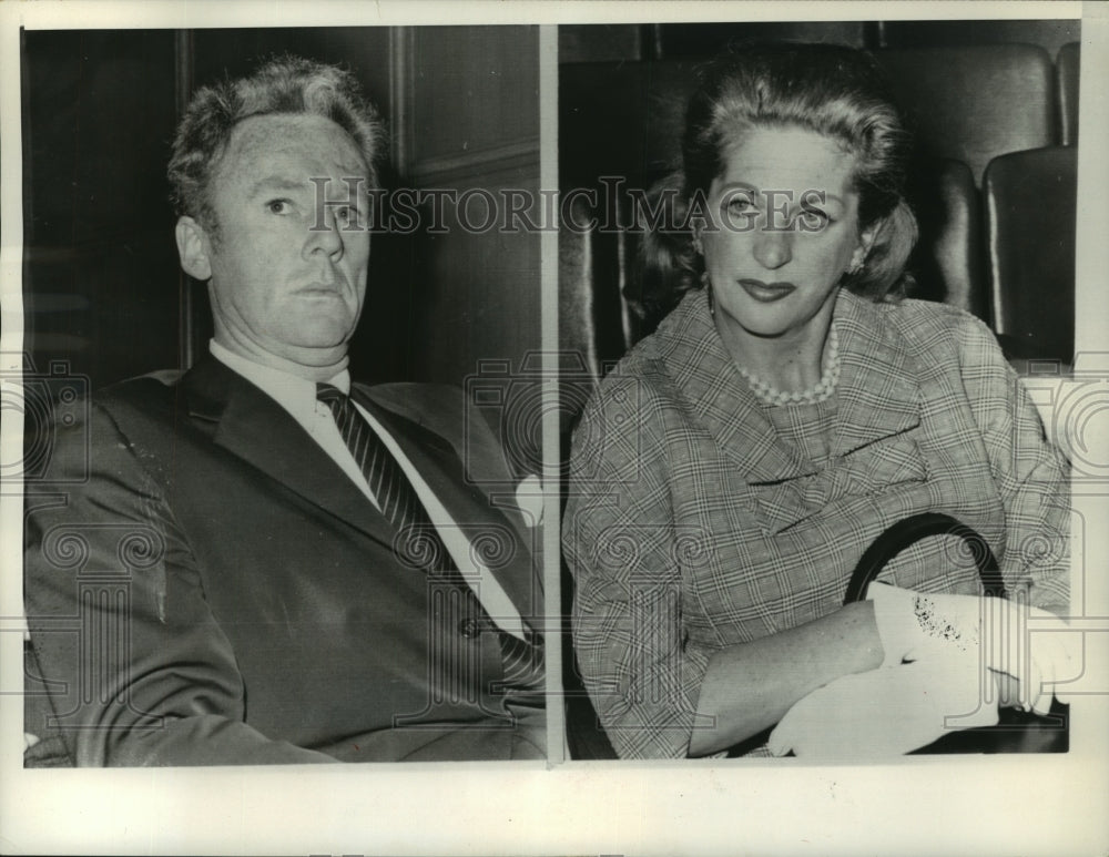 1962, Actor Van Johnson and Mrs. Eve Lynne Johnson, Los Angeles - Historic Images